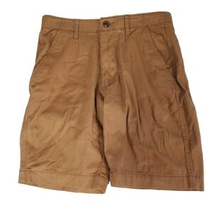 PLUGG CLOTHING Men's Shorts (SIZE 29) Flex Waist Flat Front BUCK BROWN New w/Tag